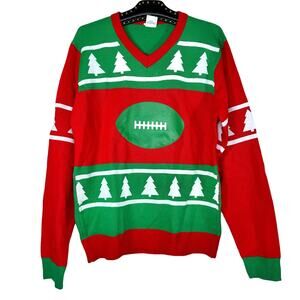 Forum Novelties Football Ugly Christmas Sweater L/XL